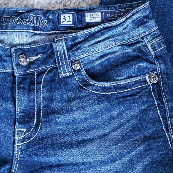 Miss Me Boot Cut Jeans.  Size 31. - Picture 3 of 7